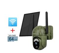 2K 4G Solar Wireless Security Camera Outdoor 4MP Human/Animal Detection Battery Powered IP66 Waterproof CCTV Cam(4MP WIFI Add 64G)