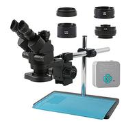 2K 4K 48MP HDMI USB 3.5-90X Zoom Trinocular Stereo Microscope Camera Set For Soldering Repair (Color : 48MP 4K 2K HDMI USB A)