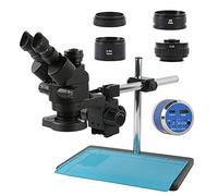 2K 4K 48MP HDMI USB 3.5-90X Zoom Trinocular Stereo Microscope Camera Set For Soldering Repair (Color : 12MP 4K HDMI Type-c)