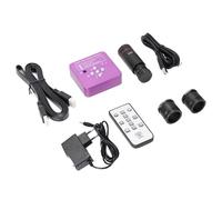 2K 51MP USB Digital Microscope Camera for Industrial, Lab & Education Use, 1080P@60FPS, C-Mount 0.5X Eyepiece Lens with Metal Housing, Compatible with FHD TV