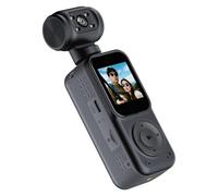 2K Action Camera, 180° Rotating Lens Vlogging Camera & Pocket Portable Video Camera with 1.5'' Screen 130° Wide Angle, for Travel, Meeting & Daily Recording, for Vloggers, Travelers & Daily Users