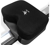 Rowing Machine Seat Cushion (Model 2) That Perfectly fits Concept 2 with Thicker Memory Foam, Washable Cover, and Straps- Also Works Great with Exercise Recumbent Stationary Bike