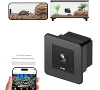 2k Hd Aquarium & Terrarium Wifi Pet Camera, Aquarium Camera, Night Vision For Fish & Reptiles,140°Wide-Angle Anti-Glare Anti-Reflection, Two-Way Audio,Ai-Powered Detection,24/7 Recording (1 PCS)