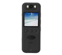 2K Panoramic Digital Video Camera, 180 Degree Rotation Lens, Magnetic Clip, Auto Focus Video Camera for Outdoor, Night, Sync to Phone with APP, Type C Charging (32G Memory Card)