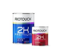 2K Premium Air Dry Clearcoat 1.5l Kit, 1L Clear Coat with 500ml Hardener, Ultra-Fast Drying, High Gloss Finish
