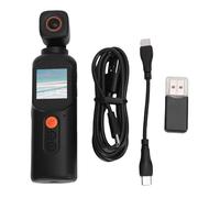 2K QHD Handheld Camera, Portable WiFi Pockets Body Camera Battery Vlogging Camera Multi View Sports Cycling Recorder with 1.3 Inch Color Touch Screen for Travel, Work Records