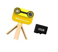 2k Resolution Children'S Underwater Adventure Camera, 2600w Lens Children'S Waterproof, 32gb Memory Child-Friendly Underwater Digital 3 Meters Waterproof, 10x Zoom, Mp3