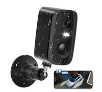 2K Security Cameras Wireless Outdoor,Battery-Powered 2.4G&5GHz WiFi Cameras for Home Security with AI/PIR Motion Detection and Alarm,Color Night Vision,2-Way Audio,IP65 Waterproof, Cloud/SD Storage