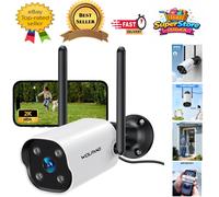 2K Ultra HD Outdoor Security Camera with AI Motion Detection - Weatherproof