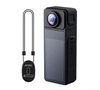 2K Wearable Body Camera With 1.97-Inch LED Screen, 270° Rotating Lens For Flexible Angles, Compact ABS Design For Work Travel Cycling(Black)