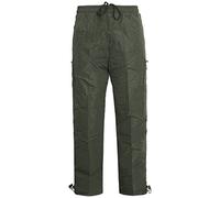 2k17Aug Mens Cargo Thermal Fleece Lined Combat Pants Trouser Jogging Bottoms Joggers[Khaki,L]