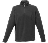 2k20Jun New Mens Plain Regatta Zip Neck Micro Fleece Top Half Zip Pullover Jumper S-3XL (38-1344)[Charcoal,XXL]