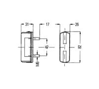 HELLA 2KA 997 011-021 Number plate light