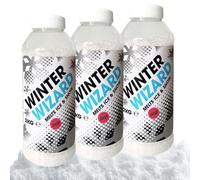 2kg De-Icer Shaker Tub Winter Salt White Grit Rock Salt Ice & Snow Remover Ideal for Roads, Driveways & Paths (3 Tubs)