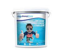 2Kg Deep Blue Pro Chlorine Stabiliser - Conditioner - Prevents Chlorine Loss To Uv Rays In Your Pool Spa Hottub