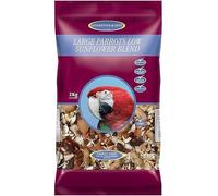 2kg Large Parrot Low Sunflower Blend - Bird Feed with Low Sunflower Content - Parrot Treats