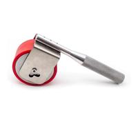 2kg Manual Adhesive Tester Red Roller for Peel Strength & Holding Power Assessment Handheld Press Wheel Tool for Quality Control & Adhesion Testing