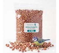 2KG Peanuts Whole for Wild Birds Food, Unsalted Nuts for Birds Feed