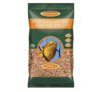 2kg Premium Wild Bird Food - Wheat - Free, With Suet - High Energy Nutritious Blend for Essential Bird Nutrition