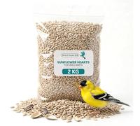 2KG Sunflower Hearts for Wild Birds Food - No Mess Husk Free Bird Feed