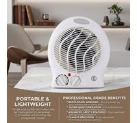 2Kw 2000W Portable Electric Fan Heater Upright Hot And Warm Air
