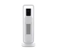 2kw Ceramic Tower Fan Heater Ultra Thin with Remote HeatFlux Ultra Thin Morphy Richards White One Size