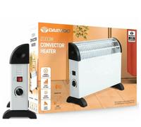 2KW Convector Heater 750/1250W Electric Heater 3 Heat Settings Thermostat