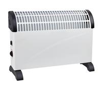 2kW Convector Heater - Freestanding Home or Office Radiator with 3 Heat Settings, Adjustable Thermostat & Overheat Protection mysmartbuy White One Size