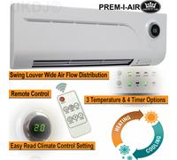 2kw Electric Over Door Warm Air Curtain Fan Heater LED Screen Remote Control PTC