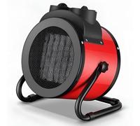 2KW Fan Heater 2in1 PTC Ceramic Space Air Warmer with Cool Air Fan mode Electric Home Office Workshop, 3' rapid heating, Three-speed mode, power adjustment, overheat Overheat protection