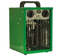 2kW Industrial Fan Space Heater, Green - EH1904