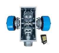 2KW Micro Hydro Generator 110V/220V Household Horizontal Hydro Generator High Power Hydroelectric Generator Aluminum Alloy Portable Water Turbine Generator Household Outdoor Camping(220V)