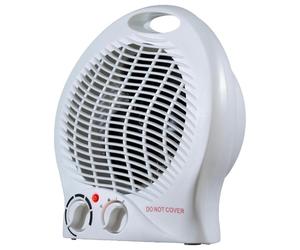 2KW Portable Upright Fan Heater, White - HEA1926GE