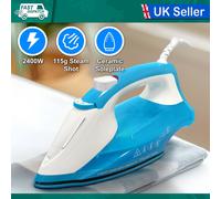 2KW STEAM IRON LIGHT & EASY BRIGHTS AQUA RUSSELL HOBBS 26482 2400W - NEW