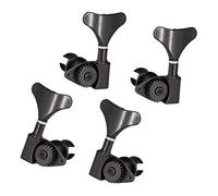 2L 2R Vintage Sealed Bass Tuners Machine Head Tuning Keys Pegs Set Right Left Hand for Bass Replacement, Zinc Alloy