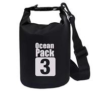 2L/3L/5L/10L/15L/20L/30L 500D Tarpaulin Heavey-Duty PVC Water Proof Dry Bag Sack for Kayaking/Boating/Canoeing/Fishing/Rafting/Swimming/Camping/Snowboarding(Black, 20L)