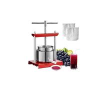 2L 3L 6L Manual Fruit Press Stainless Steel Household Manual Squeezer Cider Vegetables Juice Extractor for Home Kitchen(2XL)