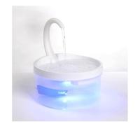 2L Automatic Cat Water Fountain w/Led Light Swan Neck Shaped Dispenser Usb Powered Dog Drinker Pet