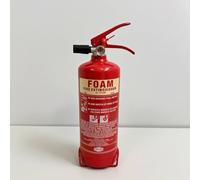 2L Foam Jewel Fire Extinguisher - 8A 55B Fire Rating, 5-Year Warranty, Wall Bracket Included - Effective on Class A & B Fires, Dielectric Tested