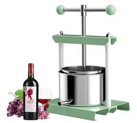2l Fruit Press, Stainless Steel Pressing Plate Fruit Crusher, Juice Making for Apple, Carrot, Orange, Berry, Vegetables, Juice Maker Apple Grape Crusher