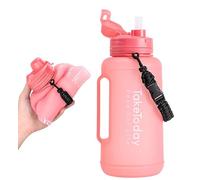 2L Gallon Water Bottles for Sports Man and Women (Pink)