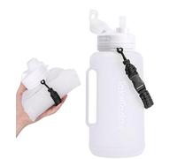 2L Gallon Water Bottles for Sports Man and Women (White)
