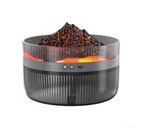 2L Humidifier with Aroma Diffuser Function and Colorful Night Light, Automatic Shut Off after 6 or 8 Hours, for Creating Calm Indoor Environment (Black)