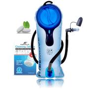 2L Hydration Bladder > BPA Free Water Bladder for Hydration Backpack < Leak Proof Water Reservoir, Large Opening, Tasteless TPU Material, Quick Release Insulated Tube, On/Off Valve, Soft Bite with Cap