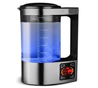 2L Hydrogen Rich Water Bottle, Micro Electrolysis Alkaline Water Ionizer with LED Display Panel and Water Filter