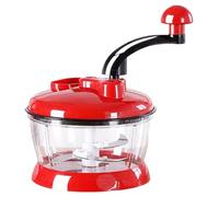 2L Large Capacity Manual Hand Chopper - Portable Heavy Duty Kitchen Tool for Garlic, Onion, Ginger, Nuts