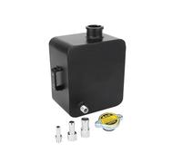 2L Litre Polished Alloy Header Expansion Water Tank & Cap WATER HEADER TANK Coolant Overflow Reservoir Kit Coolant Expansion Tank