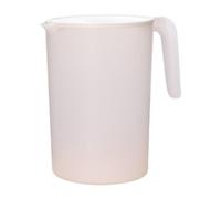 2L Plasti-c Jug with Lid, Reusable Plasti-c Pitcher with Lid, BP-A- Clear Water Pitcher Unbreakable Beverage Pitcher Fridge Jug for Milk Juice Iced Tea Lemonade