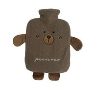 2L Plush Hot Water Bottle with Detachable Fleece Cover Portable Heat Retention Water Bag Leak-Proof Hot Compress Filling Bottle Bags for Home/Office & Outdoor Travel