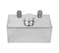 2L Polished Aluminium Coolant Expansion Bottle Anti-Foam Design Optimal Temperature Control (Silver 2L)